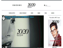 Tablet Screenshot of 2020europe.com